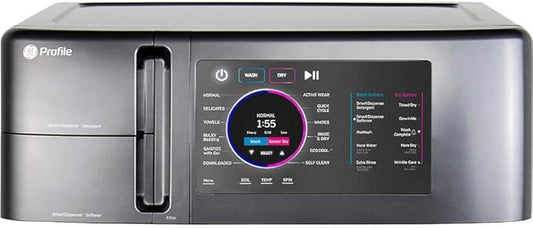 Drop-In Series for CARBON GRAPHITE GE Profile PFQ97HSPVDS Smart Front Load Washer/Dryer Combo with 4.8 cu.ft. Capacity.  Stock Replenished End of September / October